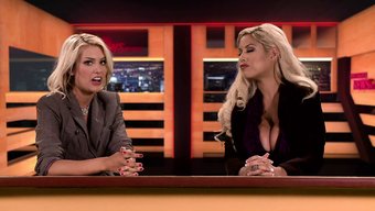 Alman Grup Seksinde Derin Boğaz Ve Büyük Doğal Göğüsler