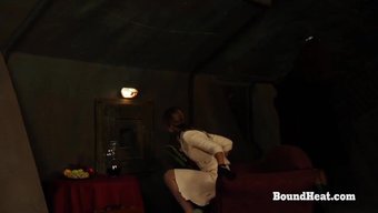 Ihanet Edildi: Çek Bağlama Hanımefendi Kırbaç Ve Halatlarla Cezalandırıyor