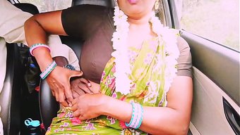 Güzel Hintli Teyze Ve Genç Şoförü, Pis Konuşmalar Ve Ateşli Aksiyonla Birbirlerine Doyuyorlar.