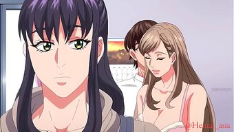 Üvey Kız Kardeşin Büyük Doğal Memeleri Ve Büyük Bir Sikle Sıcak Öpüşme Sahnesi