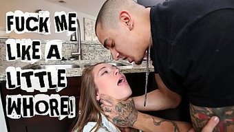 Kirsten Lee'Nin Bruno Dickemz'E Sert Seks Için Yoğun Isteği