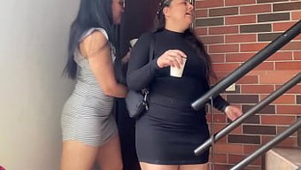 Genç Güzellik Zoe, Doğum Gününde Annesinin Arkadaşı Melissa Ile Seks Yapmak Istiyor.