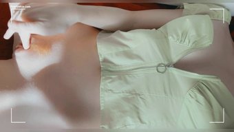 Tüylü Minyon Kızıl Saçlı Yakın Çekim Orgazm Oluyor