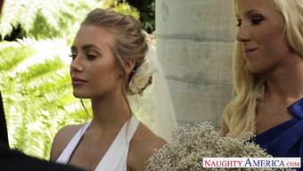 Nicole Aniston, Büyük Göğüslü Sarışın Gelin, Seks Yapıyor.