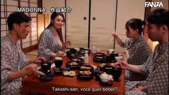 Asyalı Güzellik Kanaya Uno, Üvey Kayınvalidesini Tatilde Hamile Bırakıyor