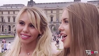 Sarışın Bomba Lana Sins, Iyi Donanımlı Bir Partnerle Yoğun Hardcore Eylemden Zevk Alıyor