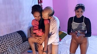 Üç Kişi, Asyalı Ve Siyahi Katılımcılarla Sert Bir Üçlüye Giriyor.