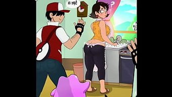 Pokemon Karakterleriyle Açık Içerikli Hentai Tarzı Bir Illüstrasyon