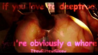 Hipnotize Trans Sissy, Bbc Tapınıcısı Tarafından Sert Bir Şekilde Eğitiliyor.